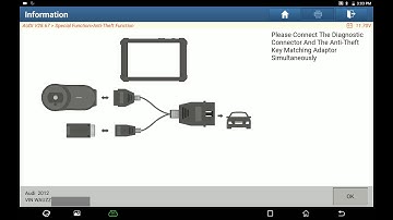 AUDI VW After replace transmission unlock by X-PROG on X431 PAD V