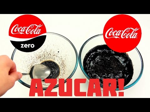 Cuánto azúcar tiene Coca Cola y Coca-Cola Zero