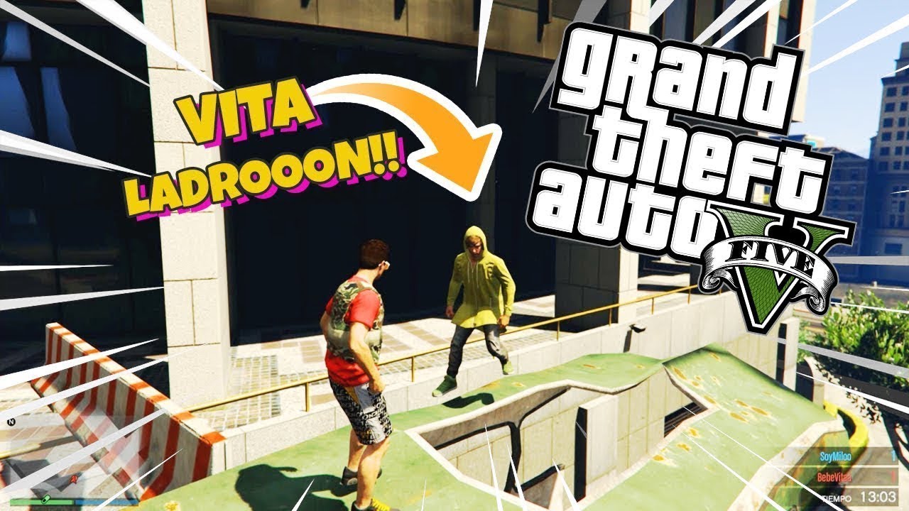 ⁣PARKOUR 999999% IMPOSIBLE EN GTA V ? BEBE MILO y VITA