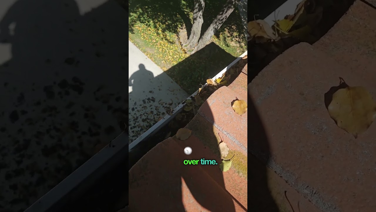 🧹 Simi Valley Roof Repair – Clearing Out Gutter Debris! 🌧️