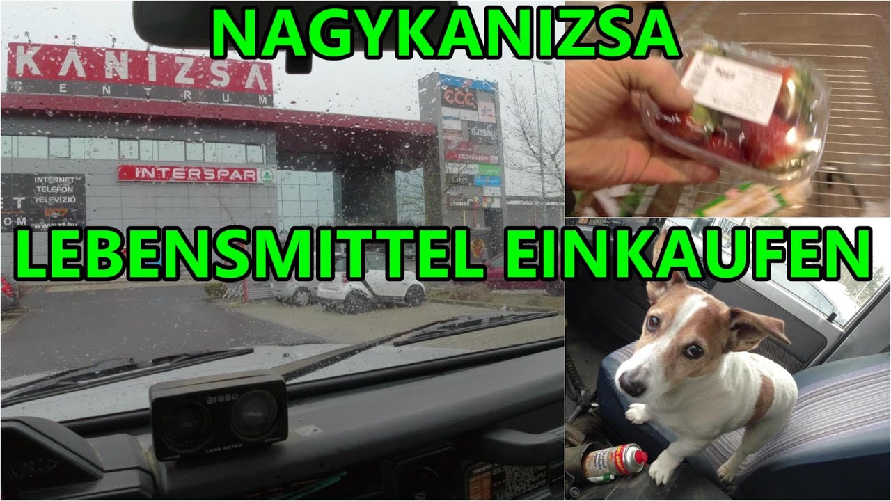 Einkaufen beim Interspar in Nagykanizsa
