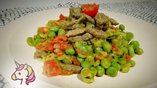 Beef with Green Peas شرائح اللحم مع البازلاء