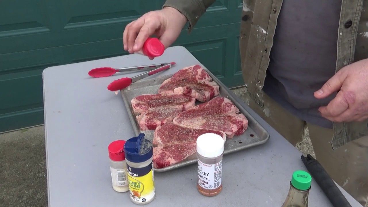 First Porter House Steaks of 2020 on my Pit Boss YouTube