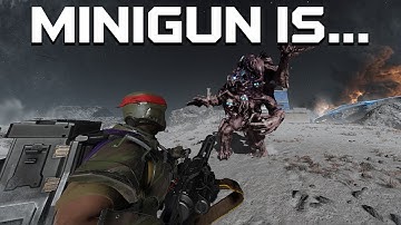 Minigun is in Need of Divine Intervention - Helldivers 2 Squid Solo