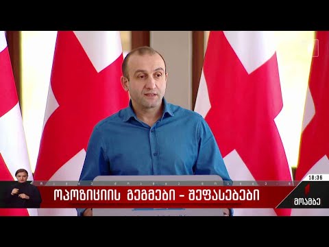 ოპოზიციის გეგმები - შეფასებები