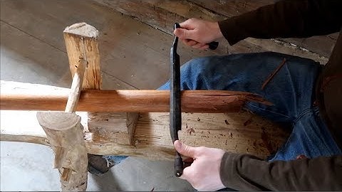Repairing a Cant Hook Handle on a Shaving Horse