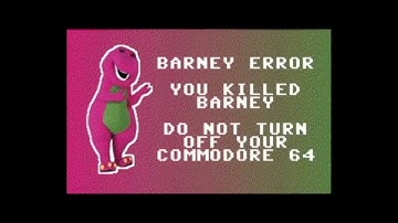 Barney Error on the C64