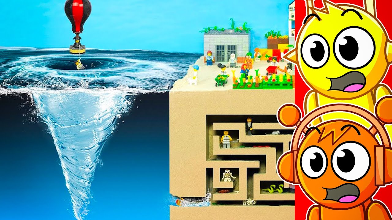 Реакция на игру «Тюрьма строгого режима» против «Вихря» от Lego