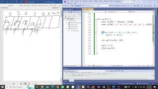 شرح arrays of character جزء4 من ماده ال OOP