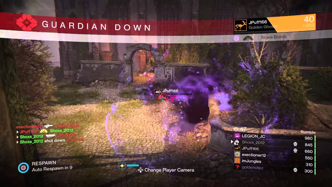 [Destiny] Rumble Comeback, and Start the game with YouTube
