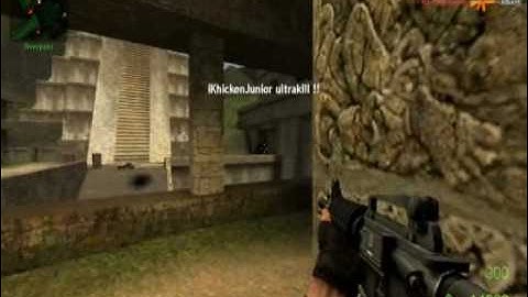 Counter strike source DE_Aztec gameplay
