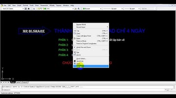 Học AutoCad cơ bản nhanh nhất Phần 1/4 quản lý nét vẽ, thiết lập bản vẽ