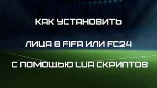 Как установить лица в FIFA или FC24 с помощью lua скриптов