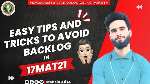 How To Pass Vtu Exam |17MAT21🔥 Engineering Maths 2