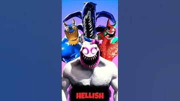 Garten of banban 0 1 2 3 4 6 7 8: ALL MONSTERS COMPARISON (hellish transformation) 🔥