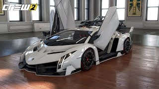 The Crew 2 Customization Lamborghini Veneno + Test drive in the open world!