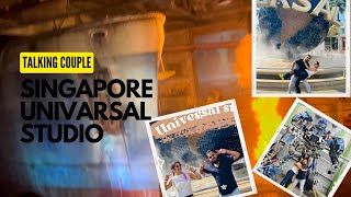 Singapore me yeh kya hua || singapore 3rd day ||Talking couple || Singapore universal studio vlog ||