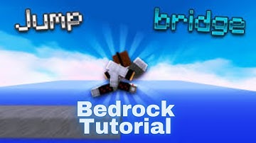 Bedrock Tutorial/ 3 Easy Ways to Jump Bridge on Controller