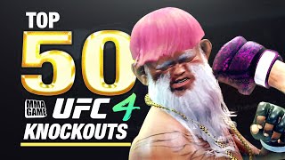 EA SPORTS UFC 4 - TOP 50 UFC 4 KNOCKOUTS - Community KO Video ep. 01