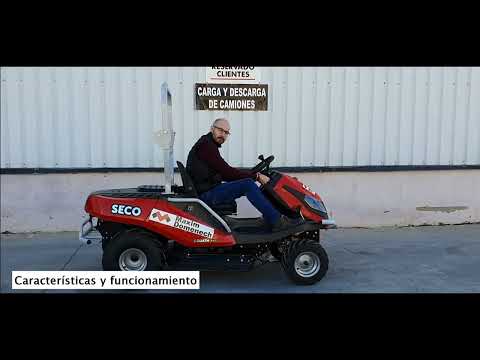 Maquinaria TV | Características y funcionamiento de la desbrozadora autopropulsada 4x4 Seco Goliath