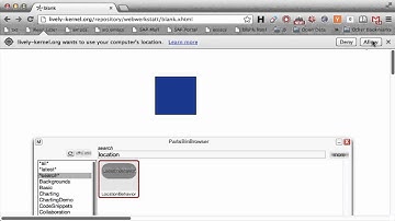 Lively Kernel Location Behavior