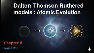 Lesson 02-II: Atomic Models: Dalton Thomson Rutherford Changes