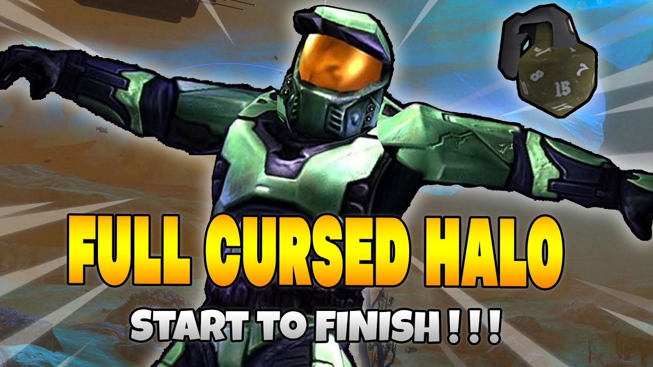 Playing CURSED HALO Start to Finish | Cursed Halo FULL RUN - YouTube