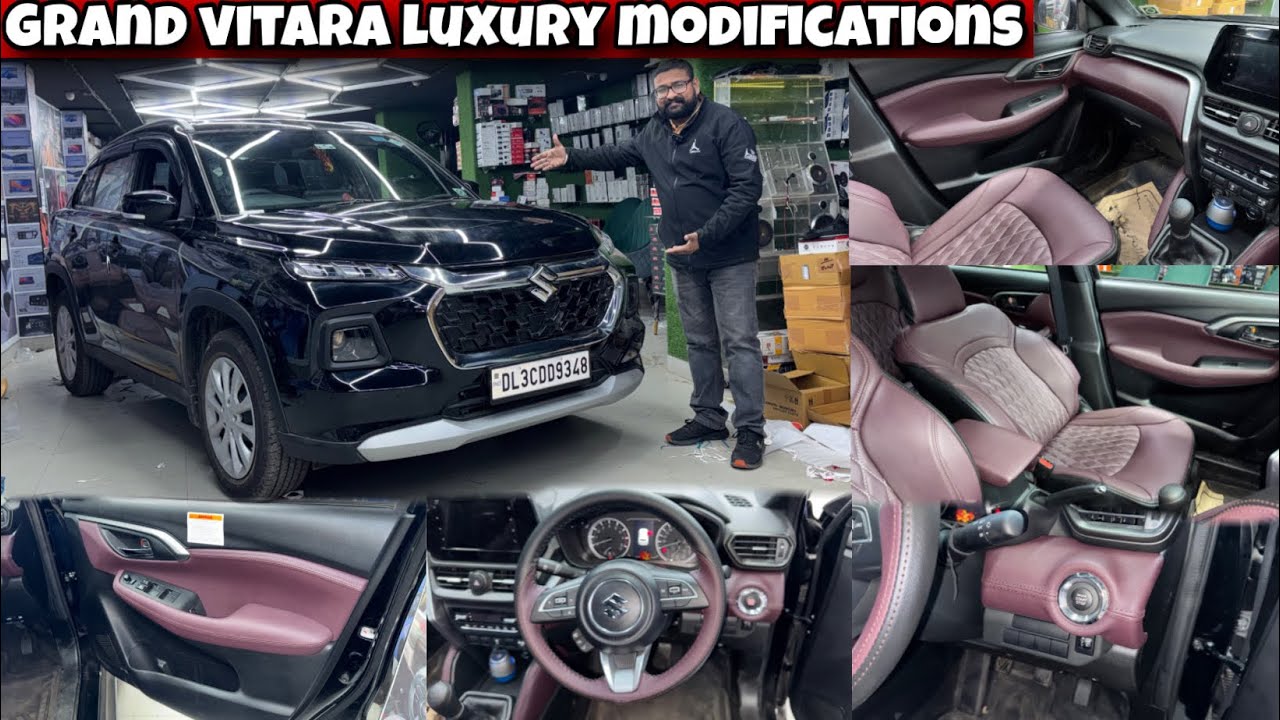 2025 Grand Vitara Sigma Base to Top Modification with Price ✅ Grand Vitara Modified ✅