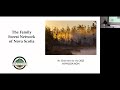 The Family Forest Network of Nova Scotia: An Overview- Ryan Dickie