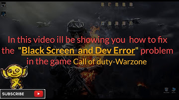 Modern Warfare How to Fix Starting Black Screen Error and Dev Error 6036-PC  (2021)