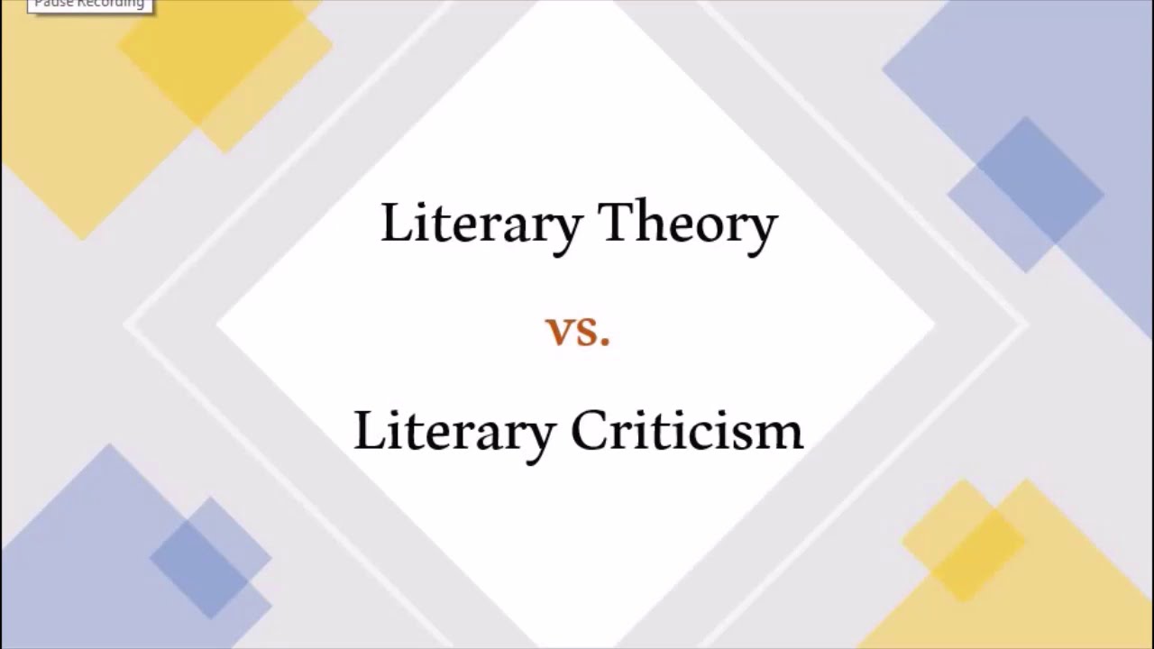 Which Is The Most Important Part Of Literary Theory And Criticism?