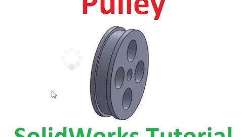 How To Make / Create Pulley in SolidWorks