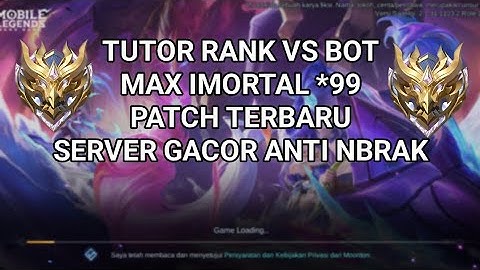 TUTOR RANK VS BOT MAX IMO *99