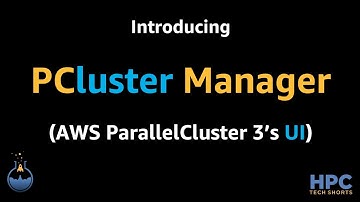 A new GUI for building and managing clusters - PCluster Manager