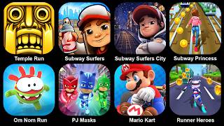 Temple Run,Subway Surf,Subway Surf City,Subway Princess,Om Nom Run,Pj Masks,Mario kart,Runner Heroes screenshot 4