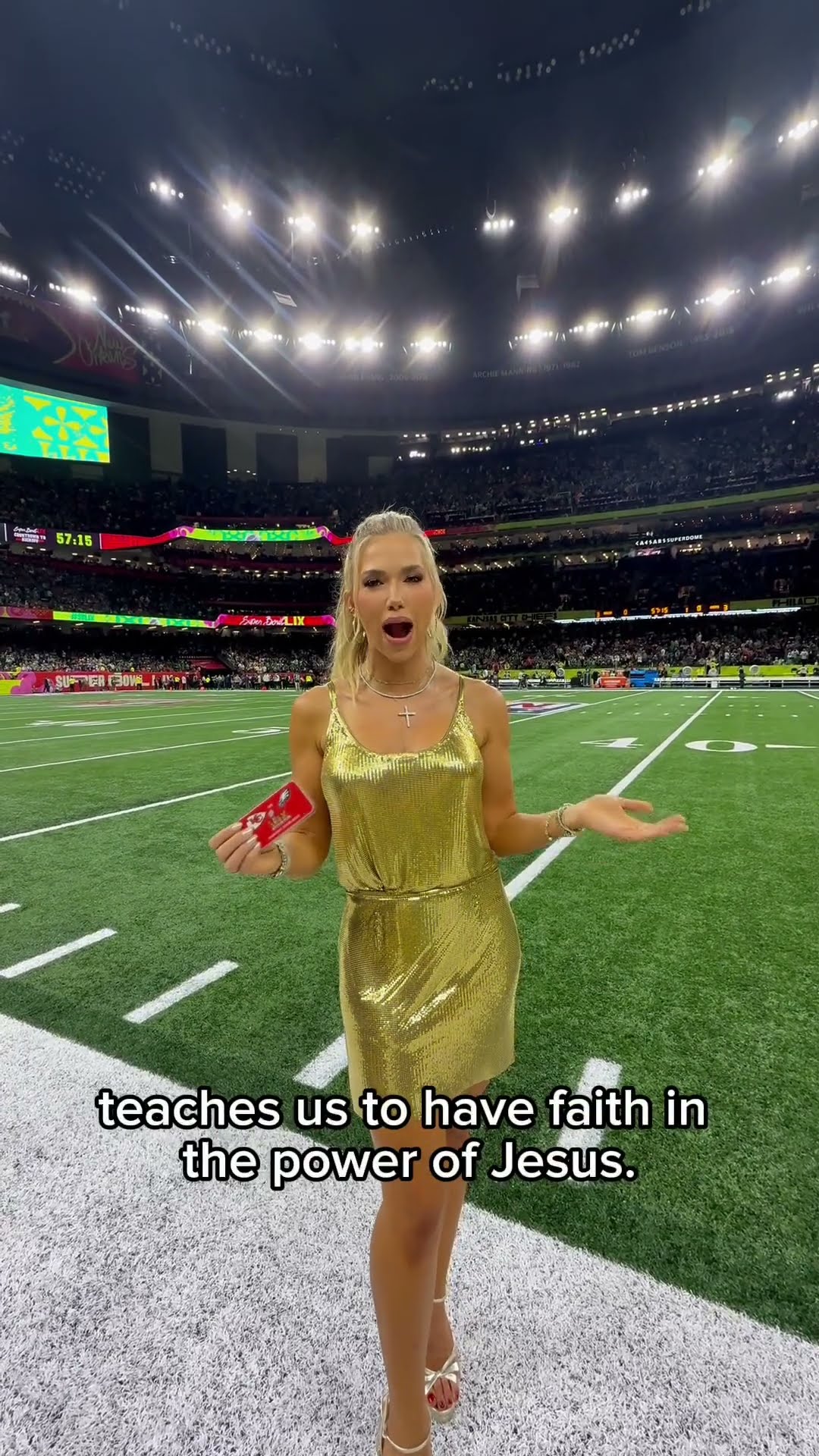 Gracie Hunt shares the Bible verse the Chiefs read ahead of Super Bowl LIX: Matthew 17:20
