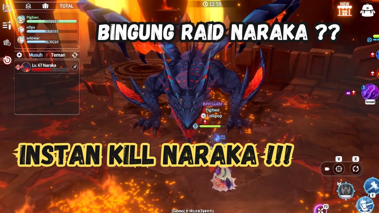 Instant Kill Raid TIPS AND TRICK INSTAN KILL RAID NARAKA EASY BANGET - YouTube