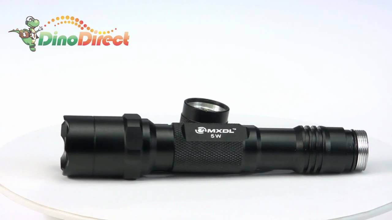 MXDL ZD-5W LED Super Bright Waterproof Flashlight (2 x AA Batteries)  from Dinodirect.com