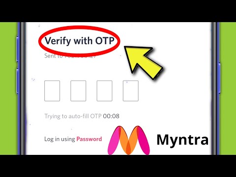 Myntra Otp Code Not Received | Trying to auto-fill otp Problem Login Solve