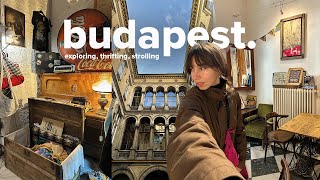 budapest diaries | thrifting, trinket shopping, café hopping, sightseeing, parliament library