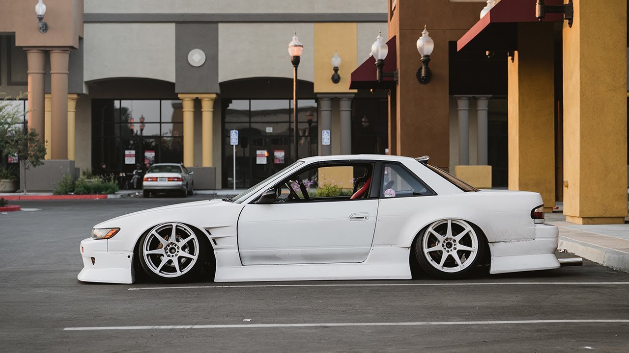 S13 Air Suspension Install Part 2 FIRST AIR OUT!!! YouTube