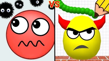 HIDE BALL: Brain Teaser vs DRAW TO SMASH: Logic Puzzle ASMR Gameplay Satisfying Games APK.