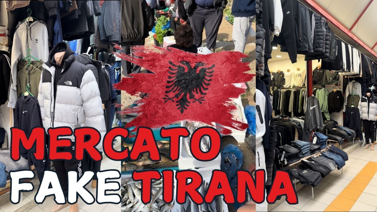 Mercato gigante a Tirana