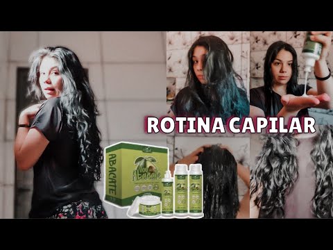 Rotina Capilar Testando a Linha Completa Vou de Abacate 🥑 da Belkit | Cabelo Ondulado 2b