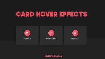 How to make simple card hover effect in 2024. Create stunning card hover effects with ease!