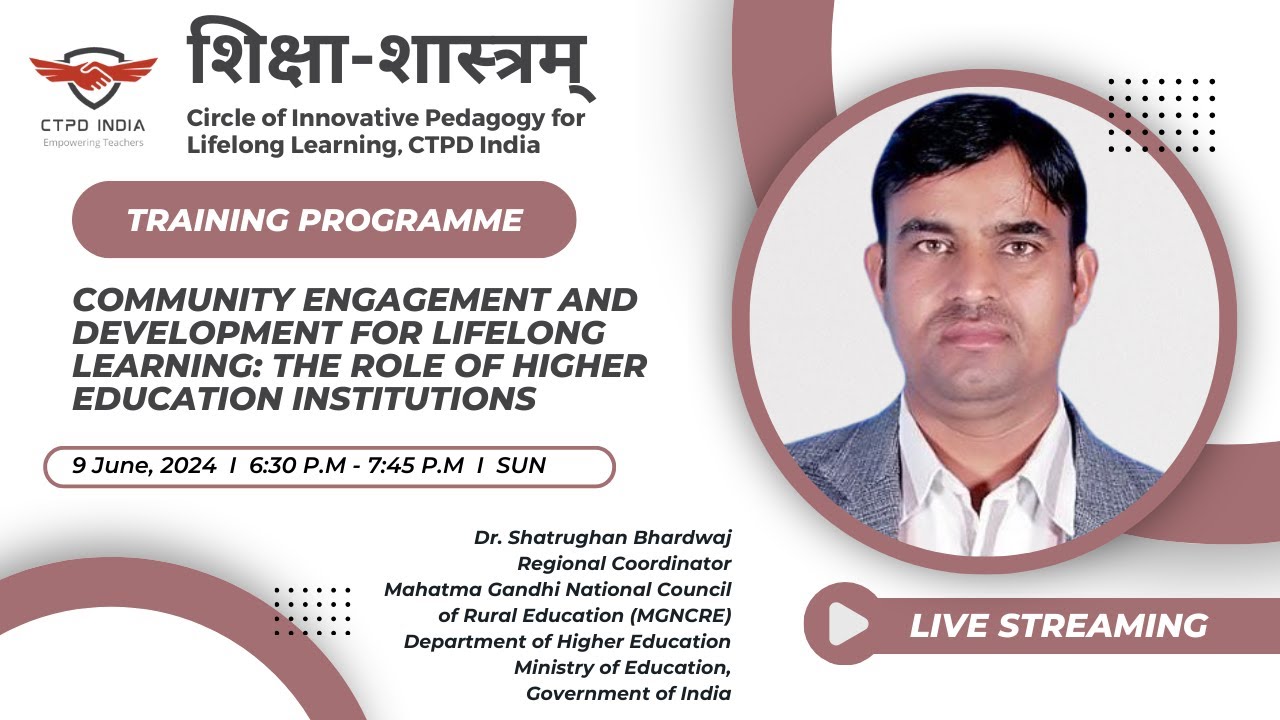 Community Engagement & Development for Lifelong Learning: the Role of ...