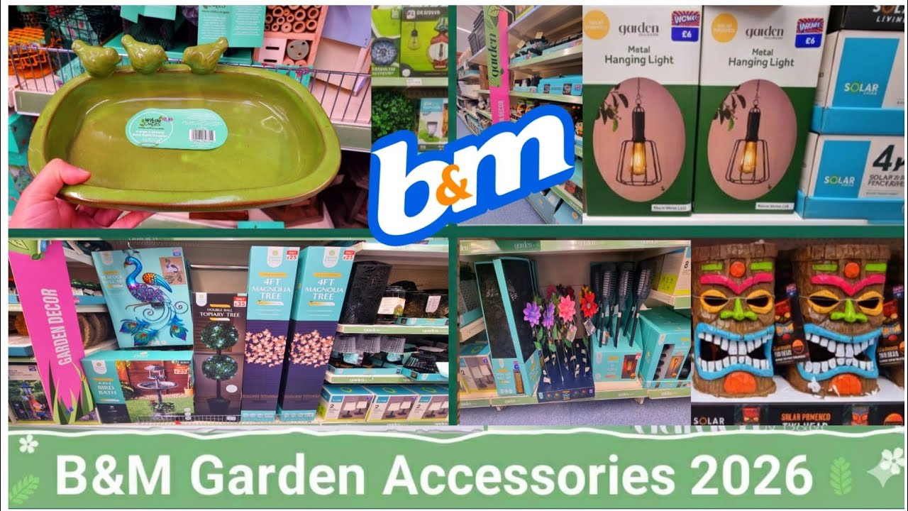 B&M NEW Gardening Range 2026 🌸 Outdoor Finds You NEED to See! | UK Shop With Me