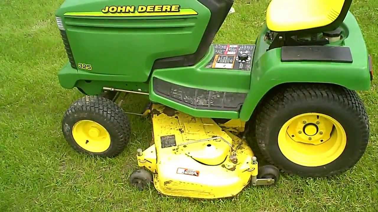 Sold John Deere 325 Landg Tractor W 54 Mower Deck Youtube