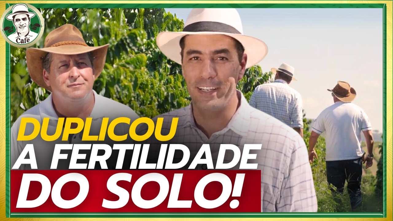 Diminuiu calcário, tirou o esterco e aumentou a fertilidade do solo.