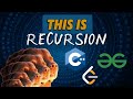 Recursion Explained Simply in C++ | Understand Once & Forever! IN TAMIL